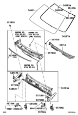Cowl Panel & Windshield Glass