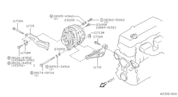 Alternator fitting