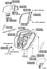Rear Door Panel & Glass
