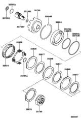 Center Support & Planetary Sun Gear (Atm)