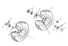 Middle wheel assembly