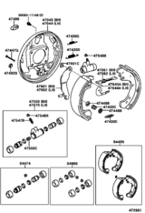 Rear Drum Brake Wheel Cylinder & Backing Plate
