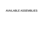 Available assemblies