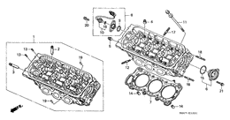 Front cylinder head