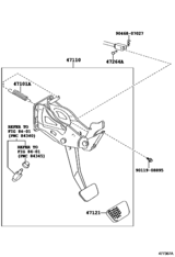 Brake Pedal & Bracket