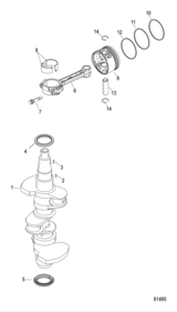 Crankshaft, Pistons And Connecting Rods