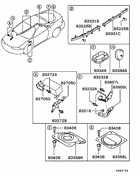 Wiring & attaching parts
