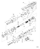 Gear Housing Propeller Shaft - Counter Rotation