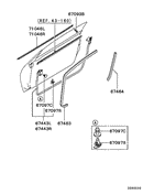 Front door panel & glass