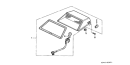 High mount stop light