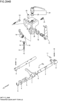 transfer gearlever fork