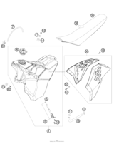 Tank, Seat, Cover
