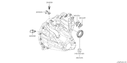 Transmission case & clutch release