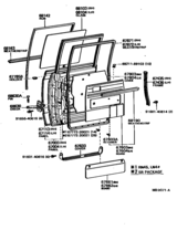 Rear Door Panel & Glass
