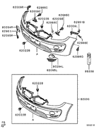 Front bumper & support