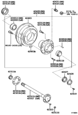 Rear Axle Shaft & Hub