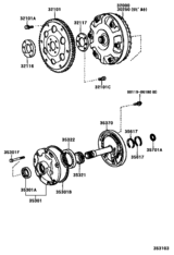 Torque Converter, Front Oil Pump & Chain (Atm)