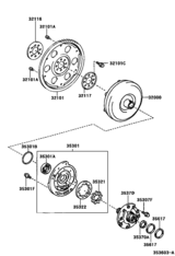 Torque Converter, Front Oil Pump & Chain (Atm)