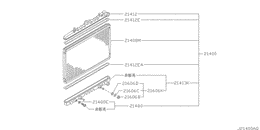 Radiator, shroud & fitting