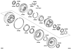 Planetary Gear, Reverse Piston & Counter Gear(Atm)