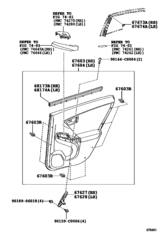 Rear Door Panel & Glass