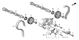 Camshaft/timing belt