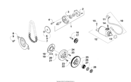 Starter Motor And Oil Pump Assembly