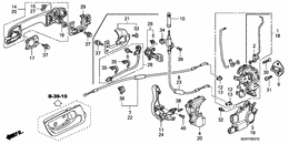 Front door locks/ outer handle