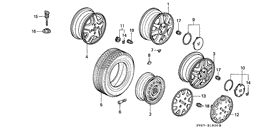 Tire/wheel disk