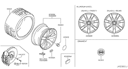 Road wheel & tire