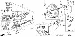 Brake master cylinder/ master power