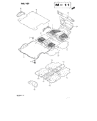 Floor mat and carpet