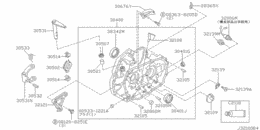 Transmission case & clutch release