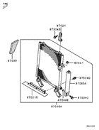 A/c condenser, piping
