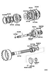Planetary Gear, Reverse Piston & Counter Gear(Atm)