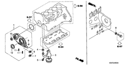 Oil pump/oil strainer