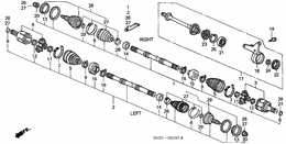 Driveshaft/half shaft