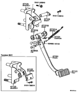 Brake Pedal & Bracket
