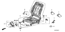 Front seat components