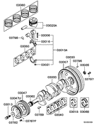 Piston & crankshaft