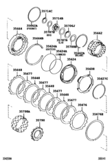 Center Support & Planetary Sun Gear (Atm)