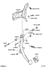Clutch Pedal & Flexible Hose