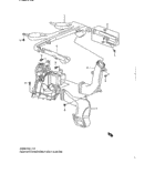 Rear air conditioner duct
