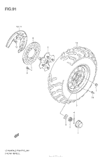 Front Wheel (Lt-A500Xz E33)