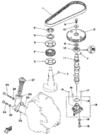 Oil pump belt