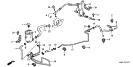 Power steering lines