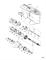 Gear Housing (Propeller Shaft) (Standard Rotation)