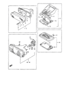 Front lamp and room lamp