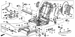 Front seat components