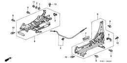 Front seat components